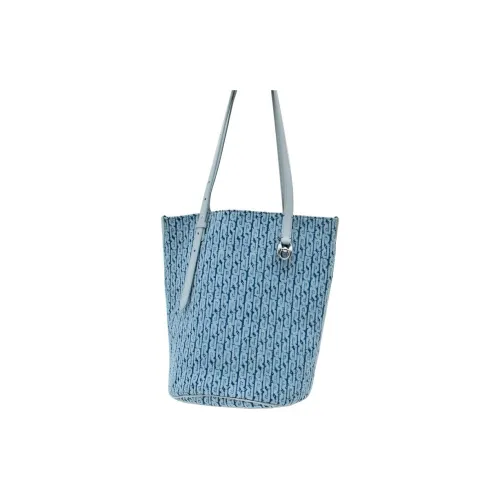 Paco Rabanne Хлопок Тоут Сумка Сумка для покупок Сумка на плечо Женская Синяя