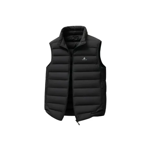 SNOW FLYING Черный Унисекс Пуховый жилет