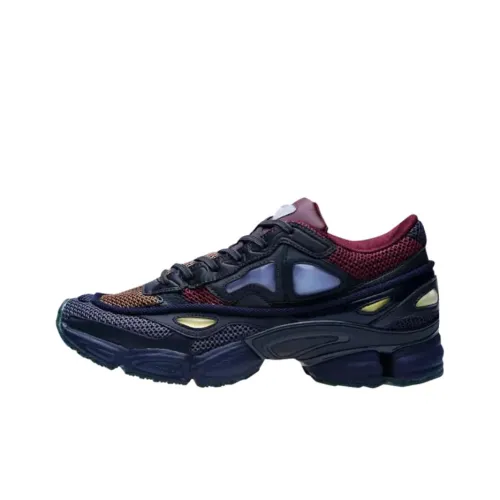 RAF SIMONS x Adidas Ozweego 2 Устойчивый к истиранию Низкий Топ Повседневная обувь Мужская Черный Красный