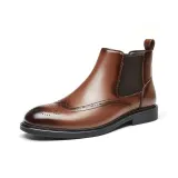 Ботинки коричневого цвета