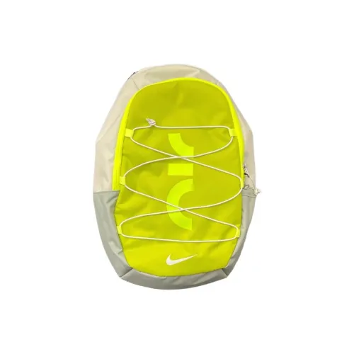 Nike Кожа Рюкзак Унисекс Неон Зеленый