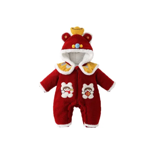 Yalu Комбинезоны и ползунки Красный для младенцев и малышей