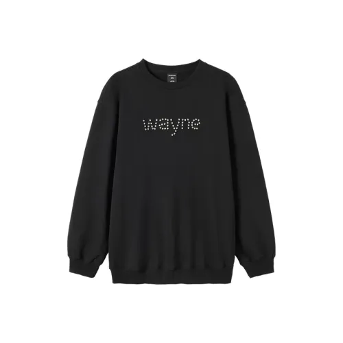 WAYNEXZAVIER Черный Мужской Свитшот