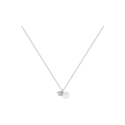 Mr. Shang Белое золото с медным покрытием ожерелья унисекс