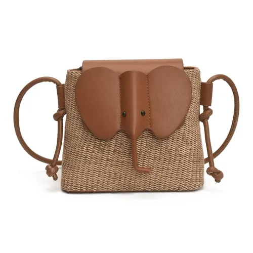 morellybear ПУ (полиуретан) Сумка через плечо Сумка на плечо Женская Хаки Многоцветная