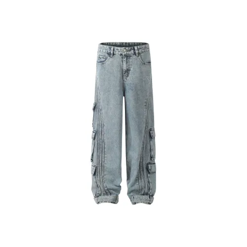 FDYZ Blue Unisex Cargo Pants FDYZ Синий Унисекс Карго Брюки