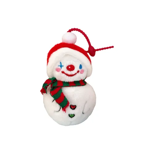 77 SEVEN DREAM Зимний Милый Снеговик Плюшевая Кукла Брелок Украшение Подвеска Декор Плюшевая Подвеска 14 см Длина Тела