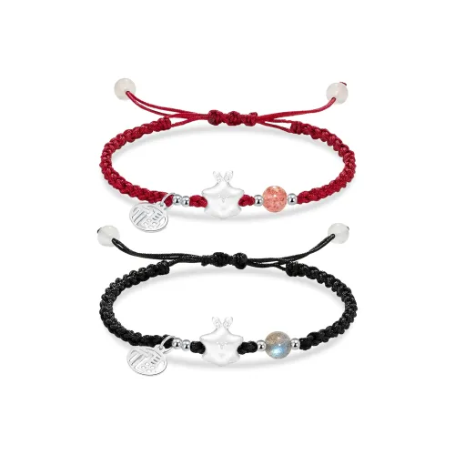 MISS TOOYA S999 Fine Серебряный Браслет с шнурками Унисекс