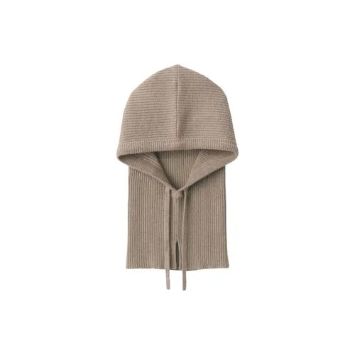 MUJI Овечья шерсть Шапки и Кепки Унисекс Черный Серый Слоновая кость Темный кофейный Темно-синий Кирпично-красный