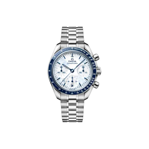 OMEGA Speedmaster Collection Автоматический Механический Механизм Унисекс Часы 38 мм Белый Циферблат