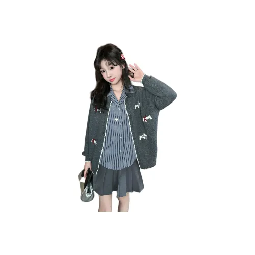 BaoLaXiaoJie Трехкомпонентный комплект школьного возраста с юбкой