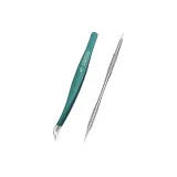 Яшма Золото Перо Заколка для волос + Розовый Пятнистый Булавка