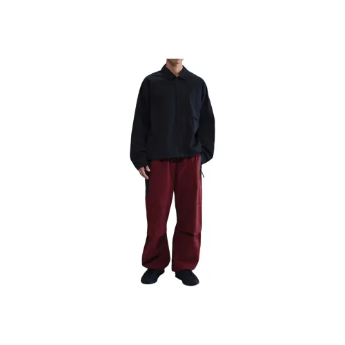 Nike Темный Командный Красный Темный Командный Красный Черный Мужские Вязаные Тренировочные Штаны