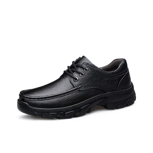 JHCZC Повседневные кожаные туфли для мужчин