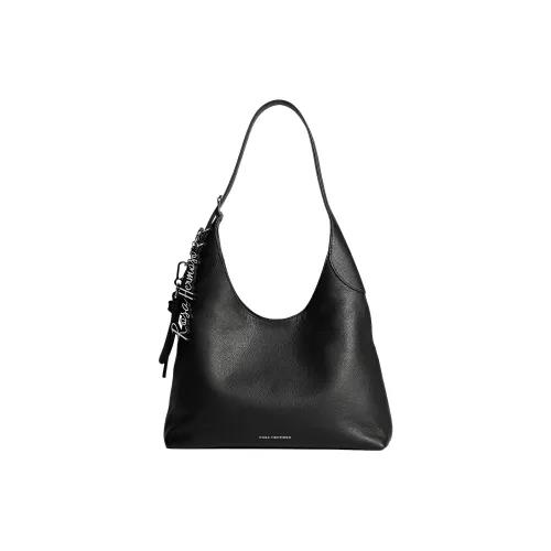 ROSA HERMOSO Маленькая Сумка через плечо из крупнозернистой текстуры кожа личи коровья кожа женский черный