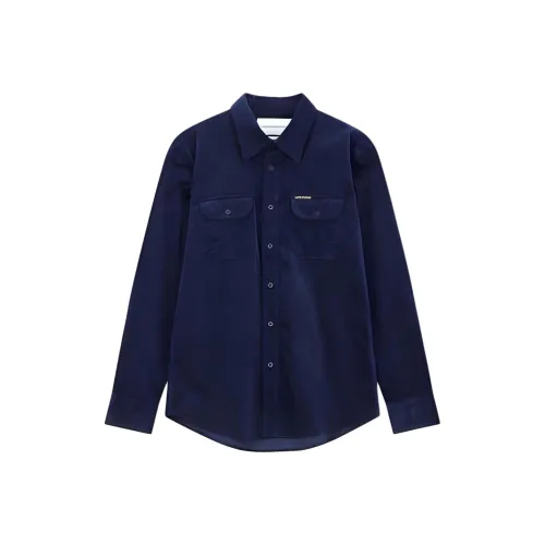 Calvin Klein Темно-синие мужские рубашки