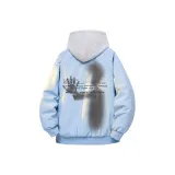 Light Blue [MY1099 Хлопковый пуховик](Термический, Нескользкий, Стильный)