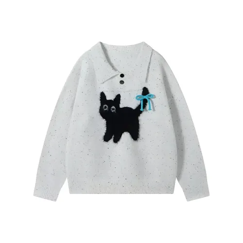 RED DRAGONFLY Серые Женские Свитеры