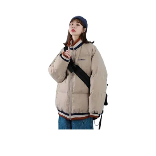 OURUOKE Хаки Женские пуховики