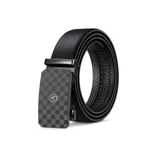 AOKANG Ремни из натуральной коровьей кожи мужские 3,5 см