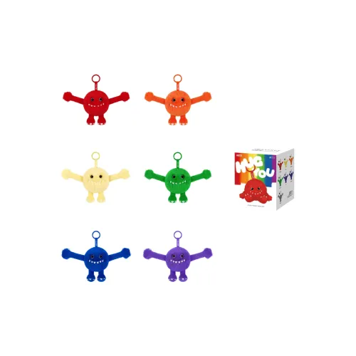 POP MART Коллаборация INSTINCTOY Hugging You Collection Плюшевый Мини Слепые коробки Одиночная Слепая коробка Полная коробка 6 шт