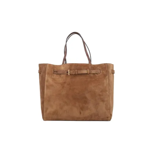 TF Телячья кожа Тоут Сумка Сумка для покупок Сумка Большая Женская Коричневая