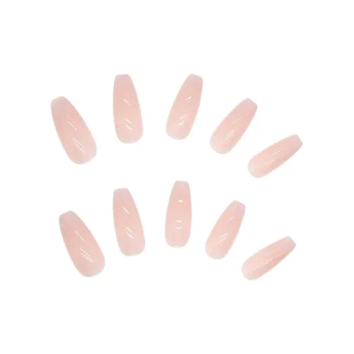 SEVERLAND False Nail Long Ballet Pink Gradient