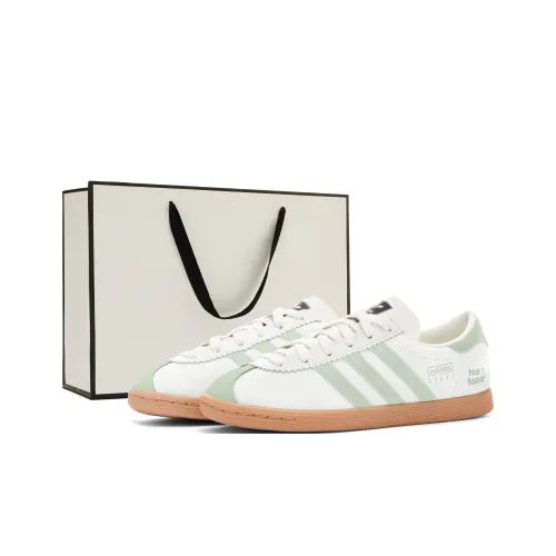 Adidas Originals Stadt Аbrasion-Resistant Немецкая Армия Кроссовки Женские Зеленый Белый