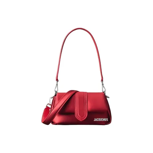 Jacquemus Lambskin Portable Crossbody Bag Shoulder Bag Mini Women's Red Джакемоуз Ламбскин Портативная Сумка через плечо Сумка на плечо Мини Женский Красный