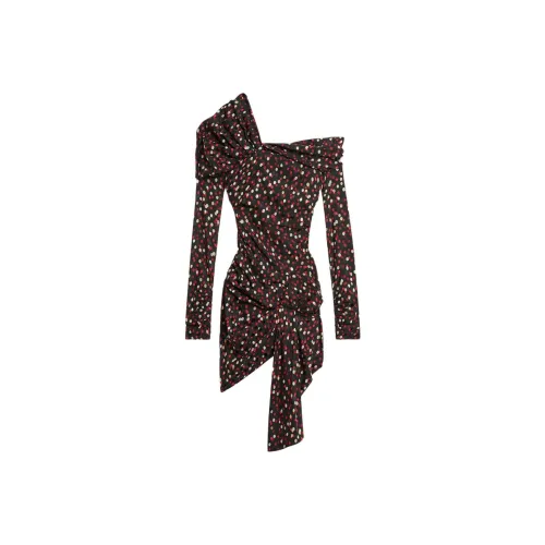 ISABEL MARANT Длинное платье с длинными рукавами женское