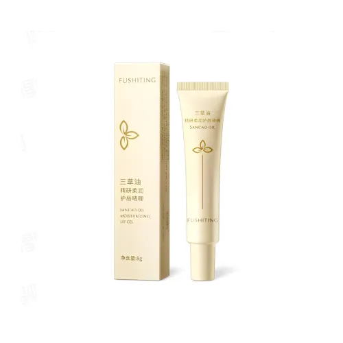 FUSHITING THREE Трава Эфирное масло Укрепляет и Увлажняет Бальзам для губ LIP Care Увлажняет и Питает 8г 8г*2
