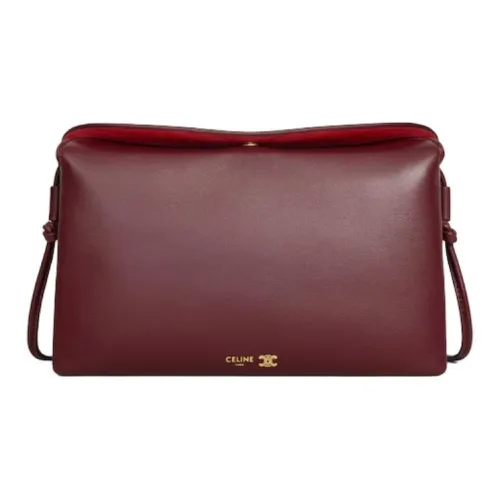 CELINE Овчина Сумка через плечо Сумка на плечо Мини Женская Syrah Виноградный