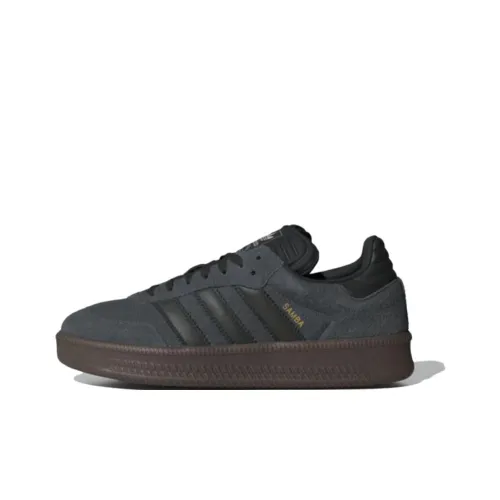 Adidas Originals Samba XLG Abrasion Resistant Низкие Кроссовки для скейтбординга Унисекс Темно-серый