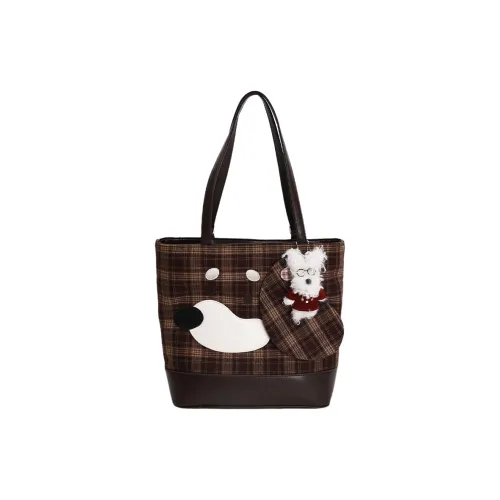 SHIJIA ПУ (полиуретан) Сумка через плечо Стандартная Женская Кофейного цвета