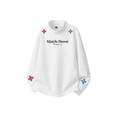 MJ STYLE Длинный рукав Т-рубашка Унисекс