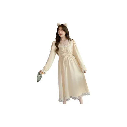 AHRTB Желтый Женские Ночные сорочки