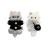 Свитер в горошек с котенком