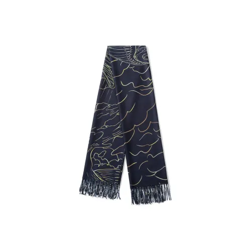 FireMonkey Полиэстер Трикотаж Шарфы Унисекс Черный