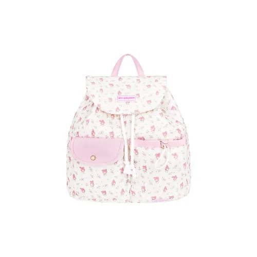 Sanrio Cotton Backpack Regular Women's Pink White