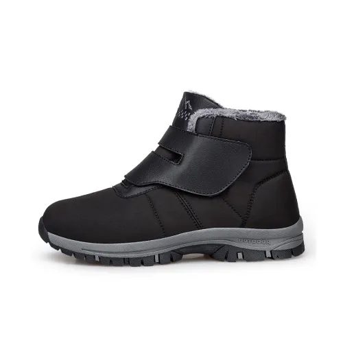 XINJIYUAN С флисовой подкладкой Temperature Замок Высокий Топ Повседневная обувь Мужская