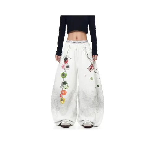 M MAICCO Серые Женские Повседневные Брюки