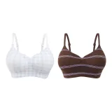 Кофейный Синий Клетка