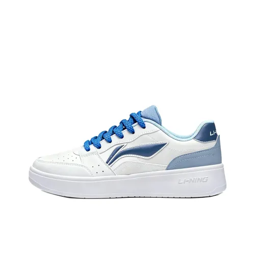 Лайнер Low-Top Скейтборд Кроссовки Унисекс Белый Синий