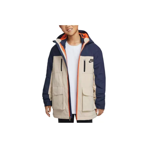 Nike Blue Khaki KIDS Утеплённые куртки