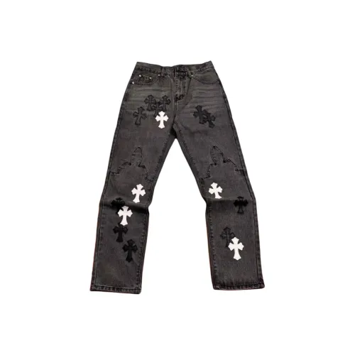 MAISON VINSON Черный Серый Цвет Мужские Джинсы