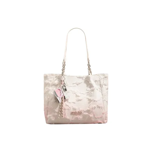 SMILE FOCUS PU (полиуретан) Портативный Подмышечный Сумка на плечо Женская Градиент Розовый