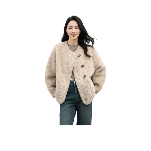 Shavani Осенне-зимний Бархат Feel Пальто Женское