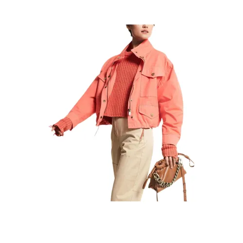 MICHAEL KORS MMK SS23 Cropped Coat Women's Red MICHAEL KORS MMK SS23 Укороченное пальто женское красное