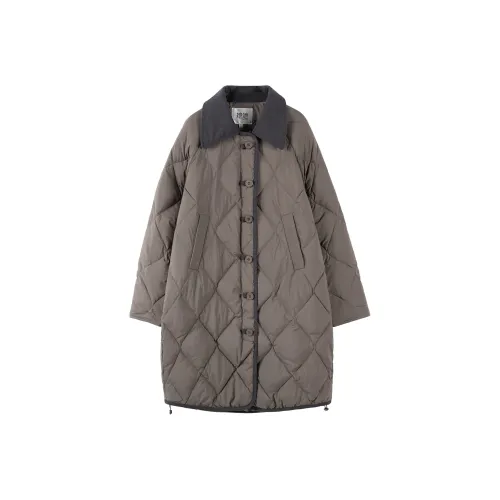 TOUCH Серый Кофейный Женский Пуховик