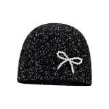 Перламутровый бант с блестками